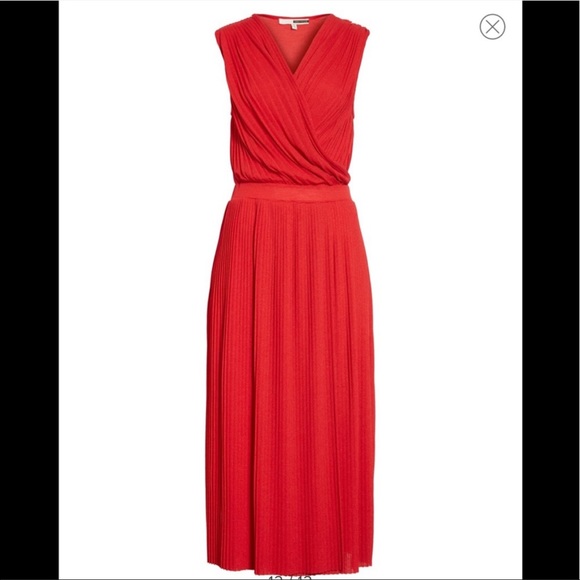 Anthropologie Dress Tracy Reese Pleated Midi Dress - Picture 2 of 9
